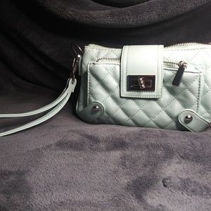 Light Aqua Wristlet